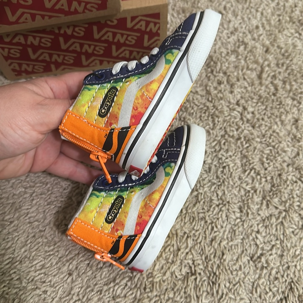 Vans high top Crayola